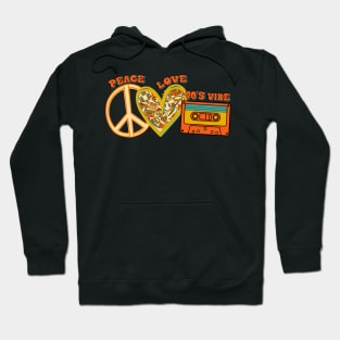 90s Throwback Peace Love and 90s Vibe Hoodie